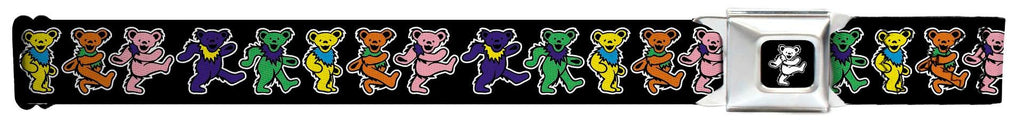 Grateful Dead Dancing Bears Seatbelt Belt (24-38")