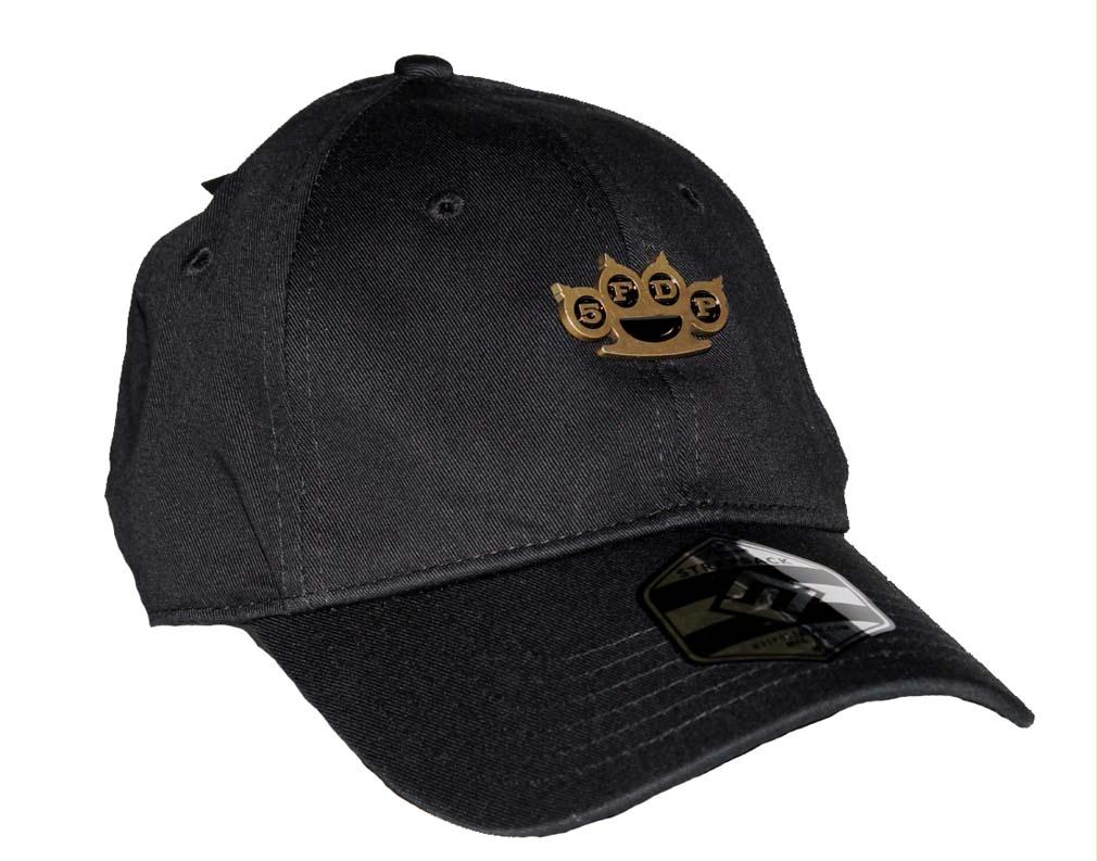 Five Finger Death Punch Brass Knuckles Hat - Black