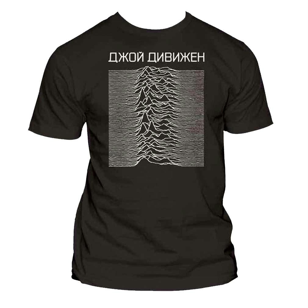 Joy Division Unknown Pleasures Cyrillic T-Shirt
