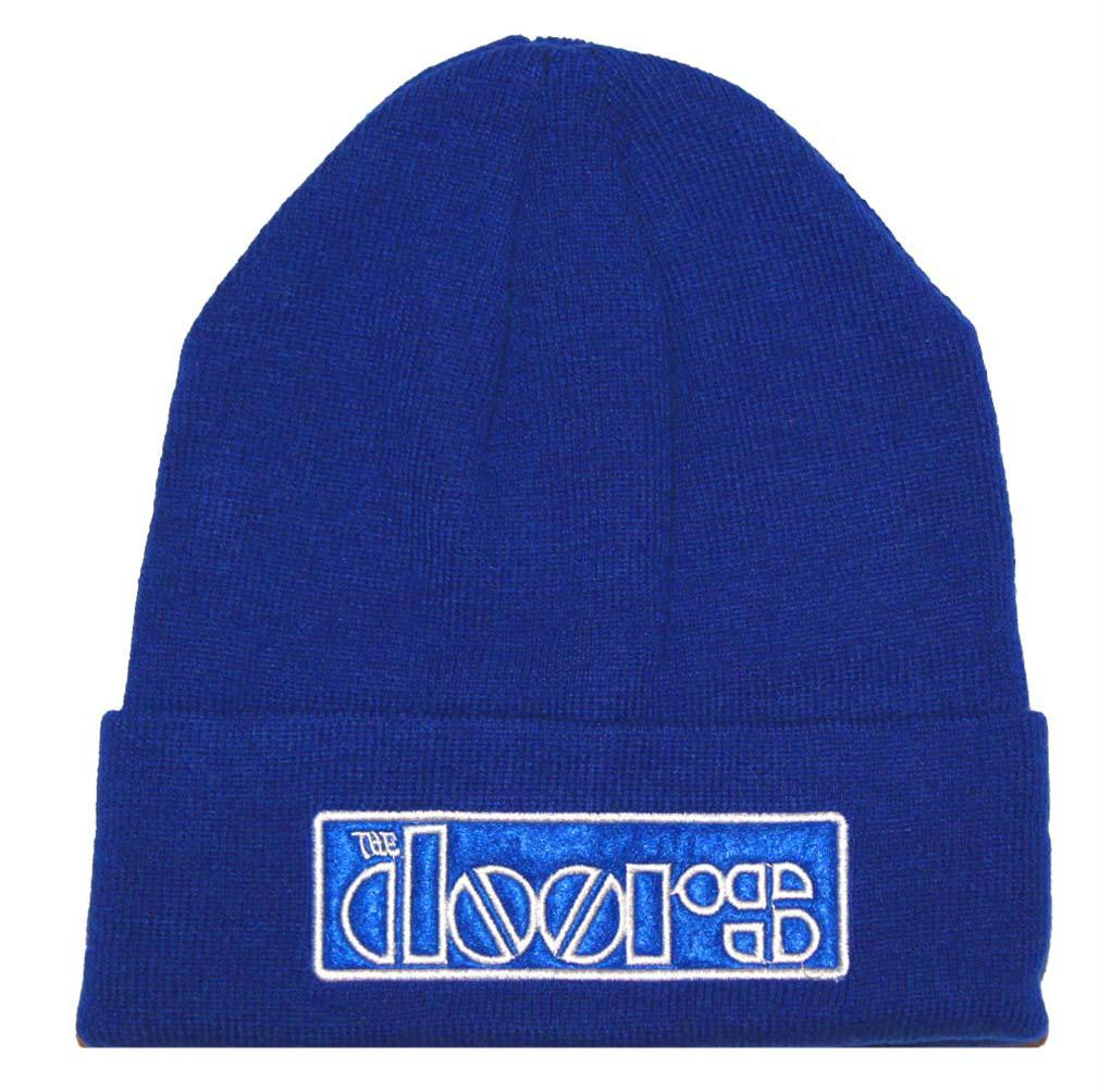 The Doors Logo Beanie Hat - Blue