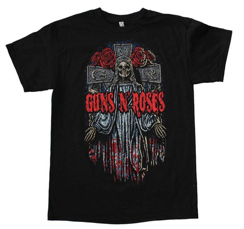 Guns n Roses Skeleton Cross T-Shirt