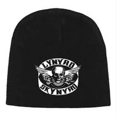 Lynyrd Skynyrd Skull Wing Beanie Hat - Black