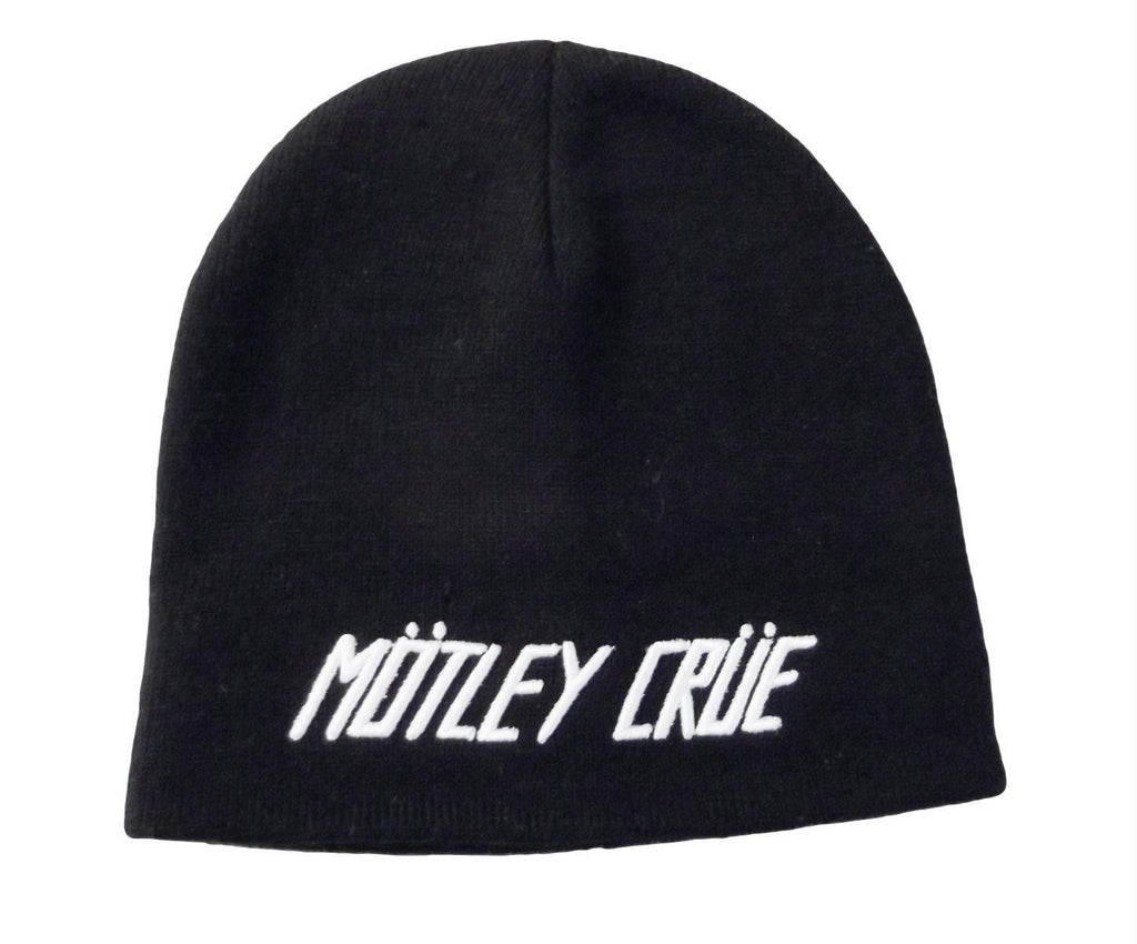 Motley Crue Logo Beanie Hat - Black