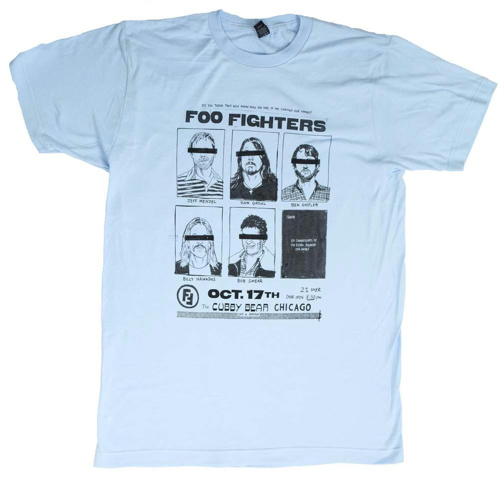 Foo Fighters Cubby Bear Chicago Soft T-Shirt