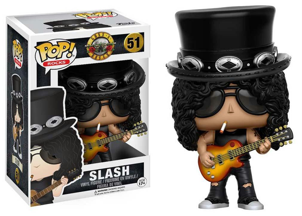 Funko Toys Guns n Roses Slash Pop Rocks Vinyl Figure