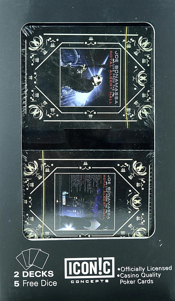 Joe Bonamassa Royal Albert Hall Playing Cards and Dice (2 Pack)