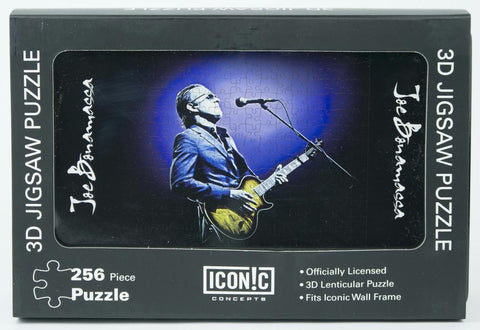 Joe Bonamassa Gold Guitar Blue Jacket 3D Puzzle (252 Pieces)