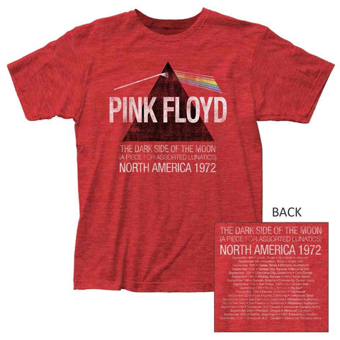 Pink Floyd Dark Side Lunatics Exclusive Heather Red T-Shirt