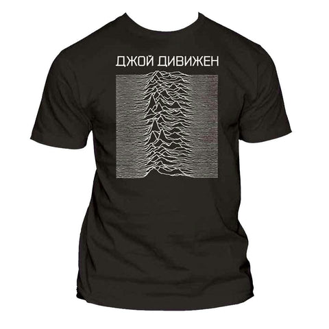 Joy Division Unknown Pleasures Cyrillic T-Shirt