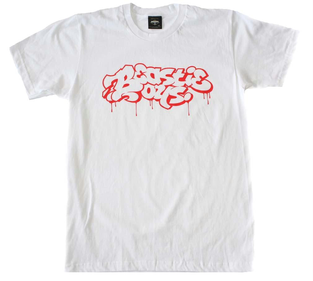 Beastie Boys White Graffiti T-Shirt