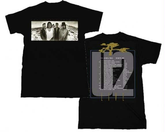 U2 Joshua Tree European Tour T-Shirt