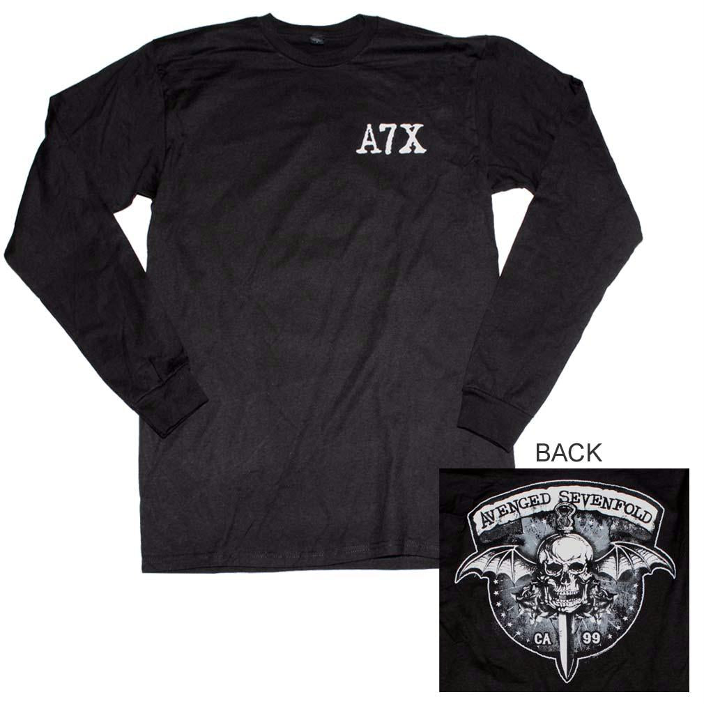Avenged Sevenfold Biker Bat Long Sleeve T-Shirt