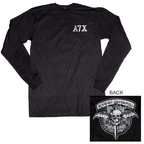 Avenged Sevenfold Biker Bat Long Sleeve T-Shirt