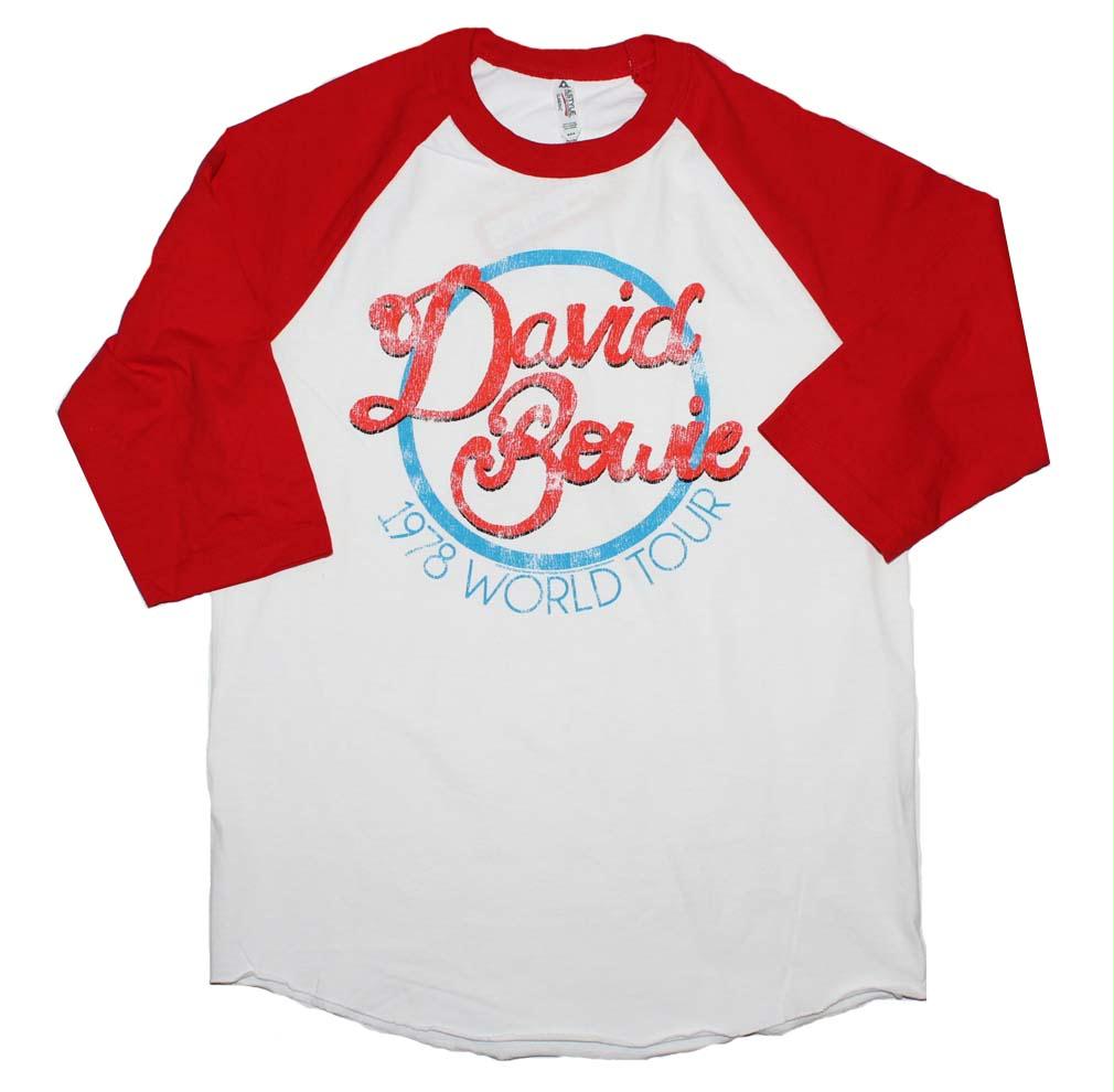 David Bowie 1978 World Tour Raglan Sleeve T-Shirt