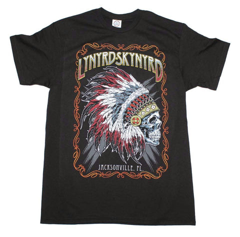 Lynyrd Skynyrd Indian Skeleton T-Shirt