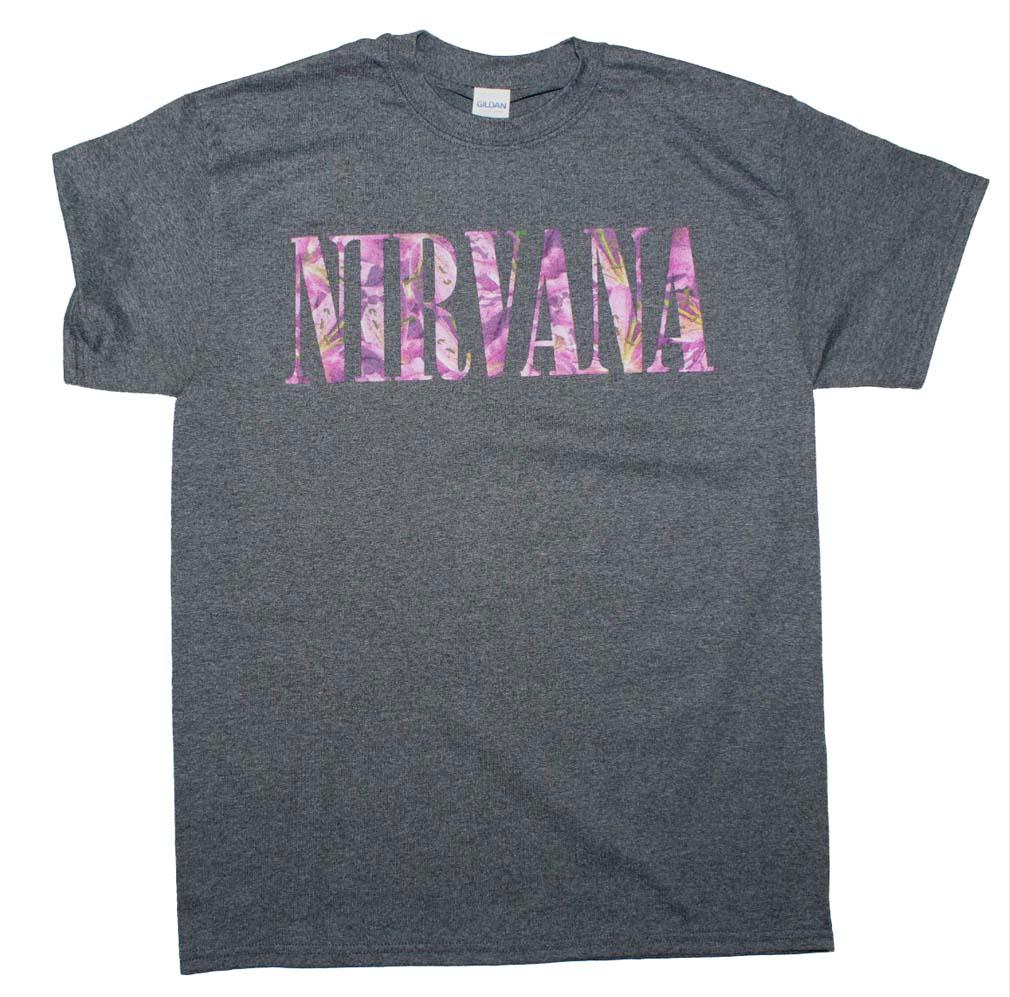 Nirvana Floral Logo T-Shirt