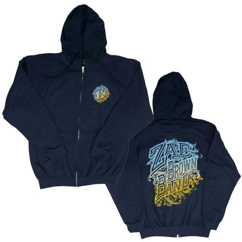 Zac Brown Band Logo Zip Hoodie Sweatshirt