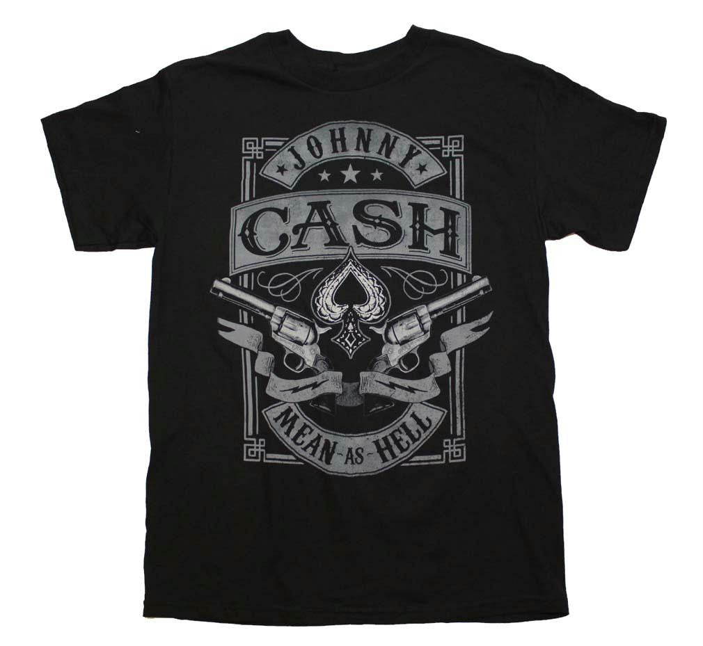 Johnny Cash Mean as Hell T-Shirt