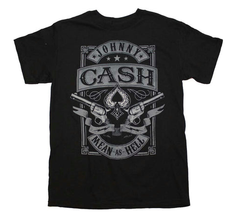 Johnny Cash Mean as Hell T-Shirt