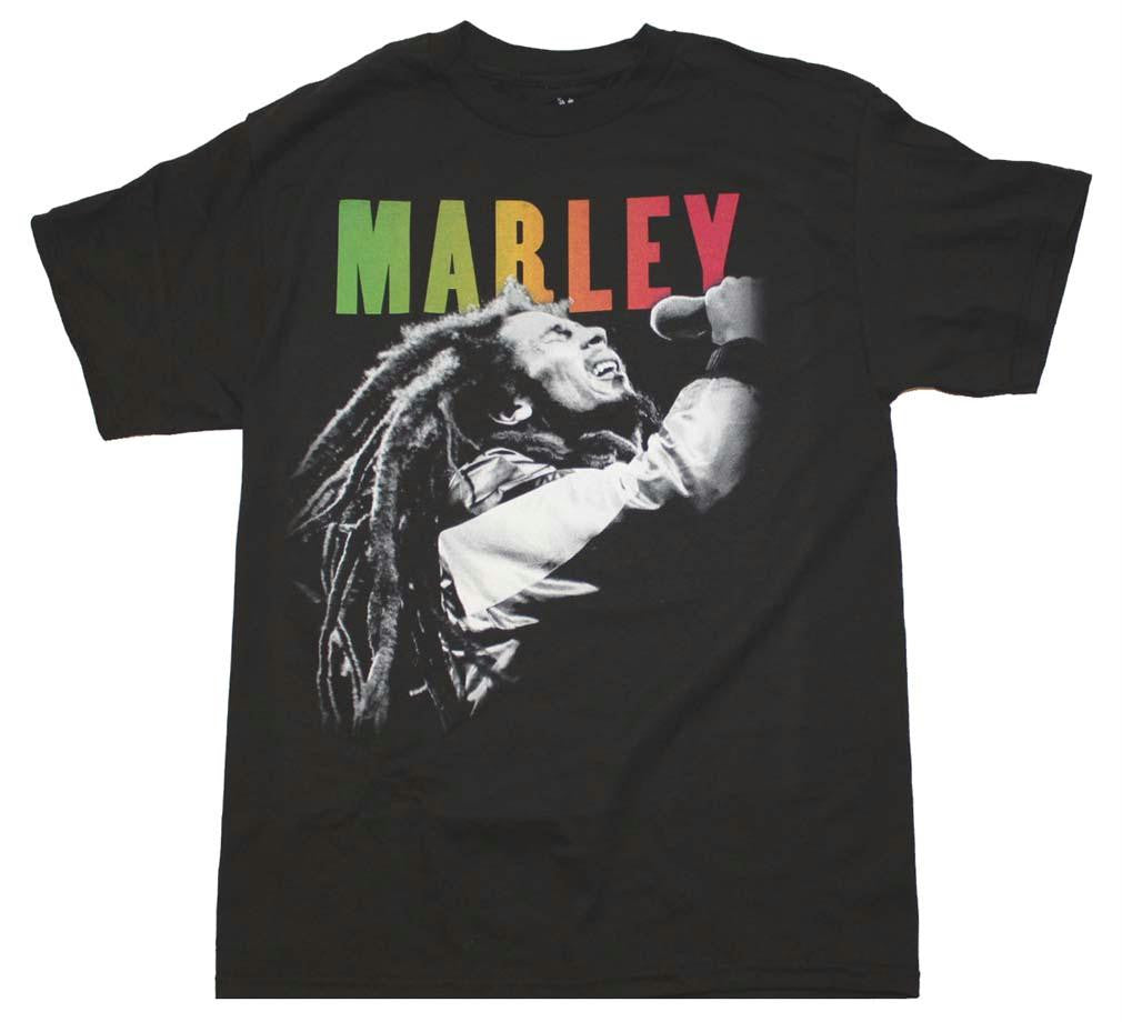 Bob Marley Singing T-Shirt